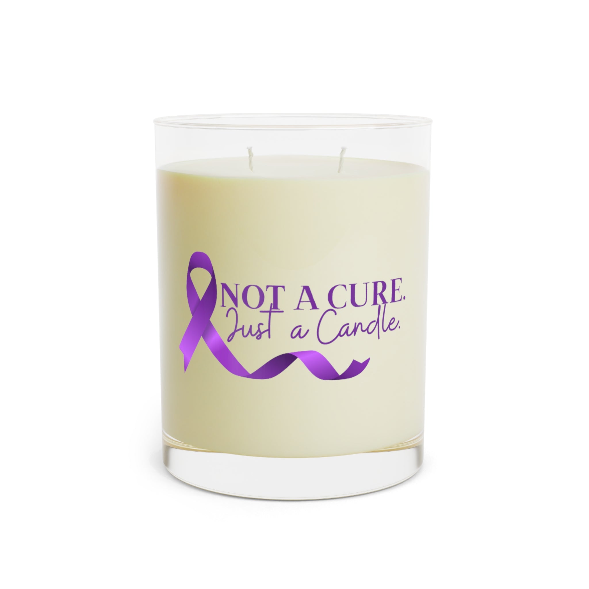 Not a Cure. Just a Candle. – Epilepsy Awareness Soy Candle (11oz)