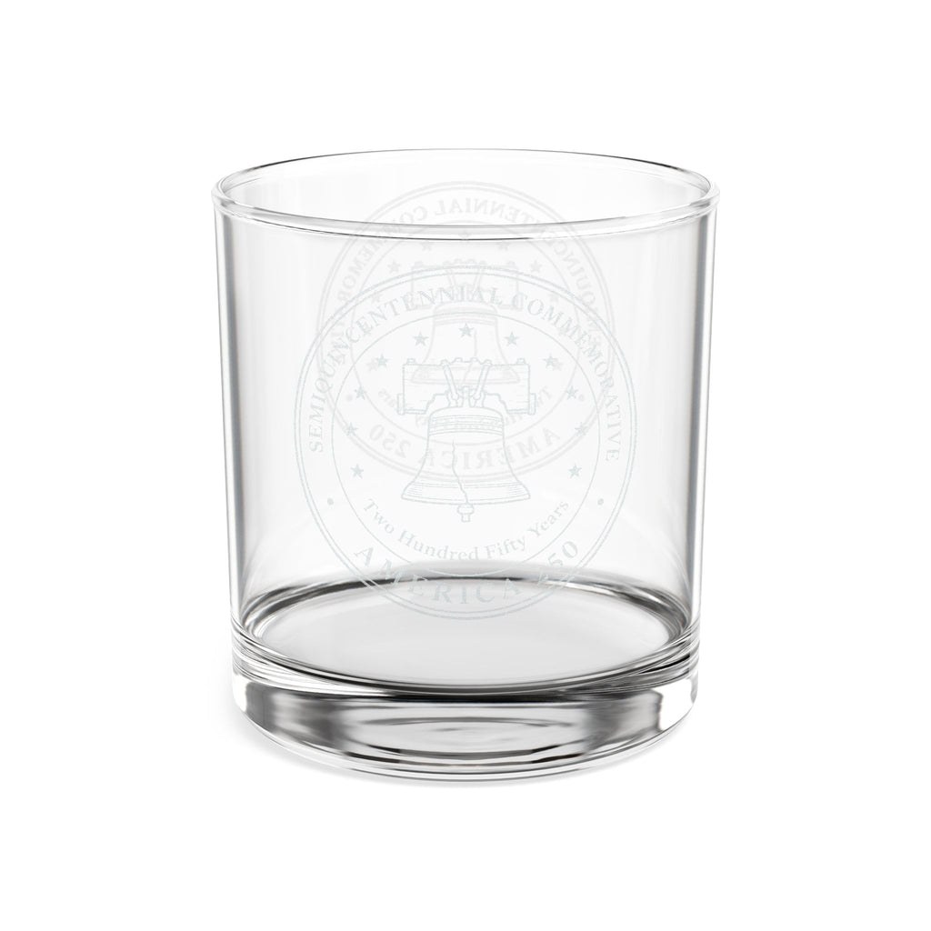 America 250 Liberty Bell Engraved Whiskey Glass