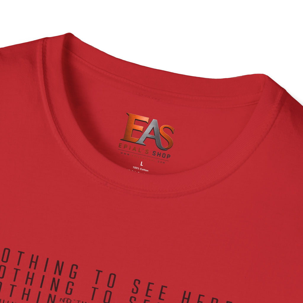 Nothing to See Here T-Shirt | Hidden Fingerprint True Crime & Internet Sleuth Tee