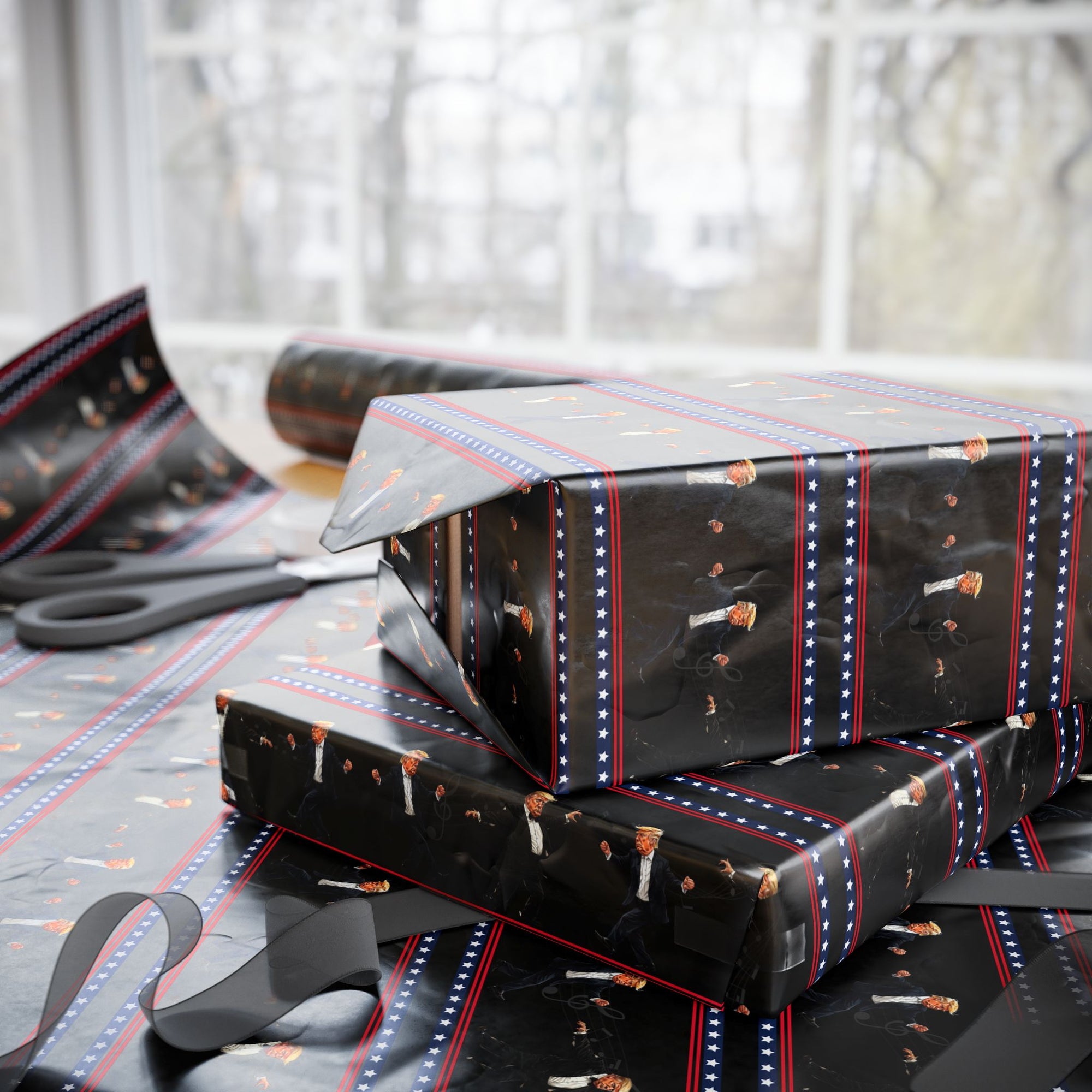Musical Trump Wrapping Paper for All Occasions