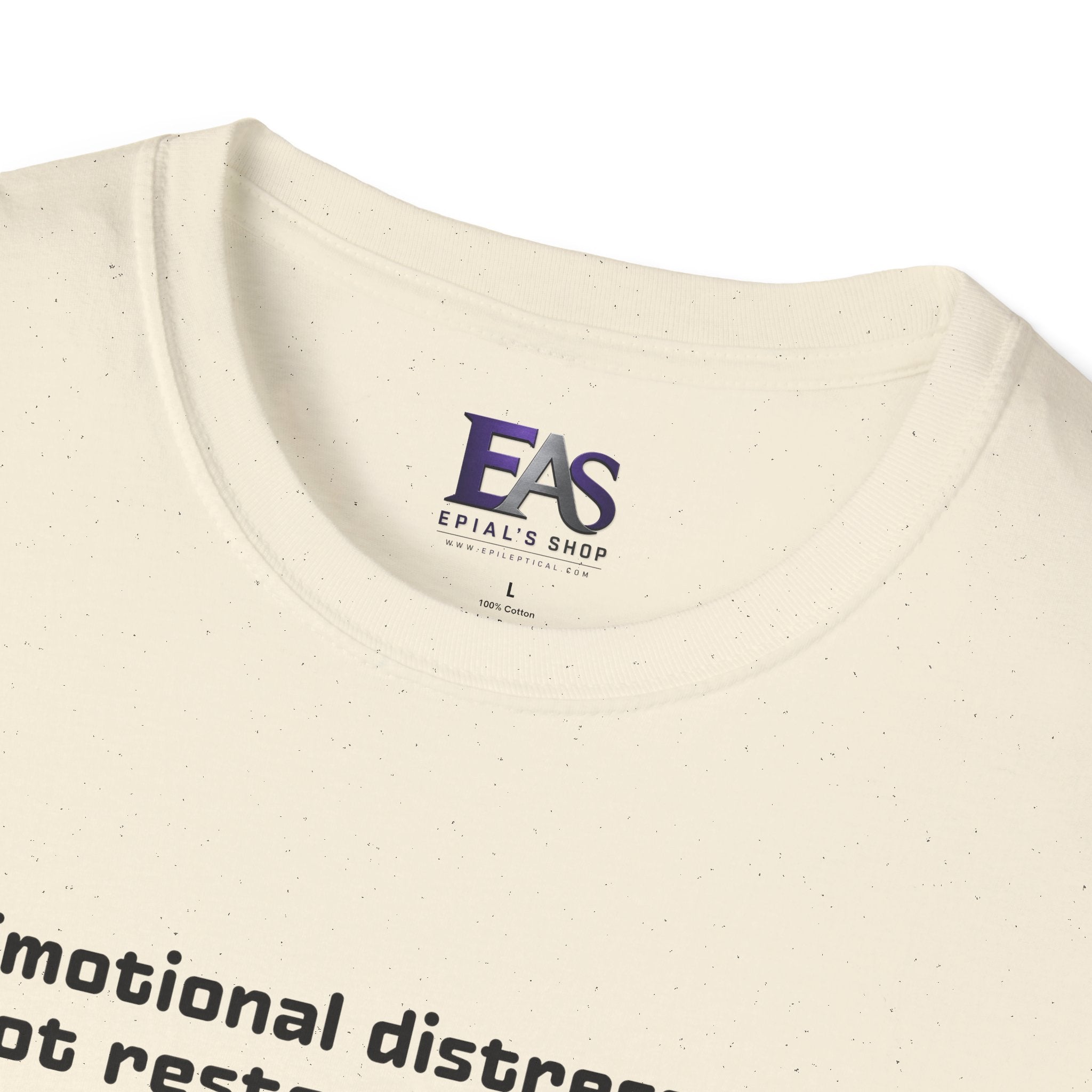 AI Translation: Emotional Distress Will Not Restore Displaced Dairy Products T-Shirt