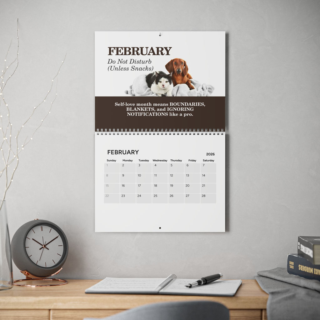 2026 Mind Unplugged Desk Calendar — A Year of Rest & Reset (Inspirational Monthly Calendar)
