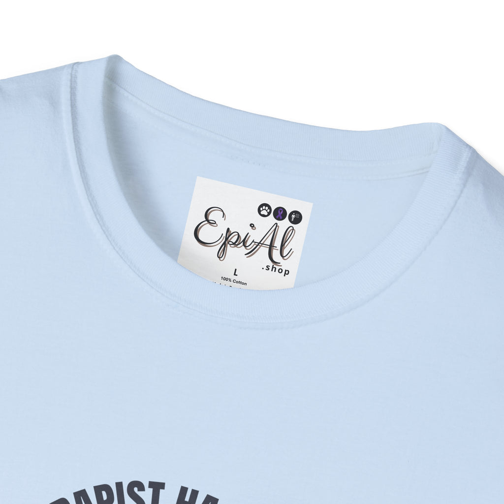 Whimsical Cat Therapy T-Shirt | Cute Pet Lover Tee
