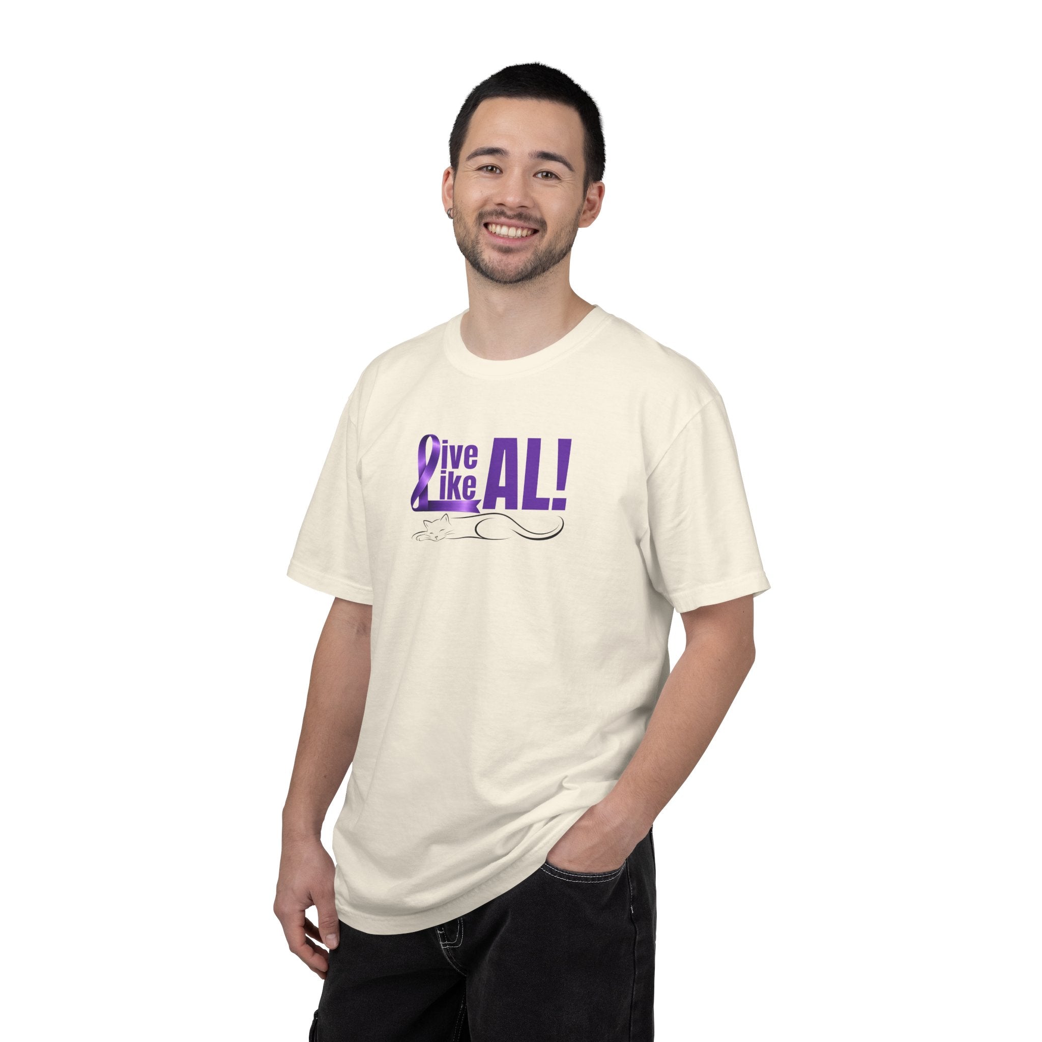 Live Like AL T-Shirt – Epilepsy Awareness Cat Tee