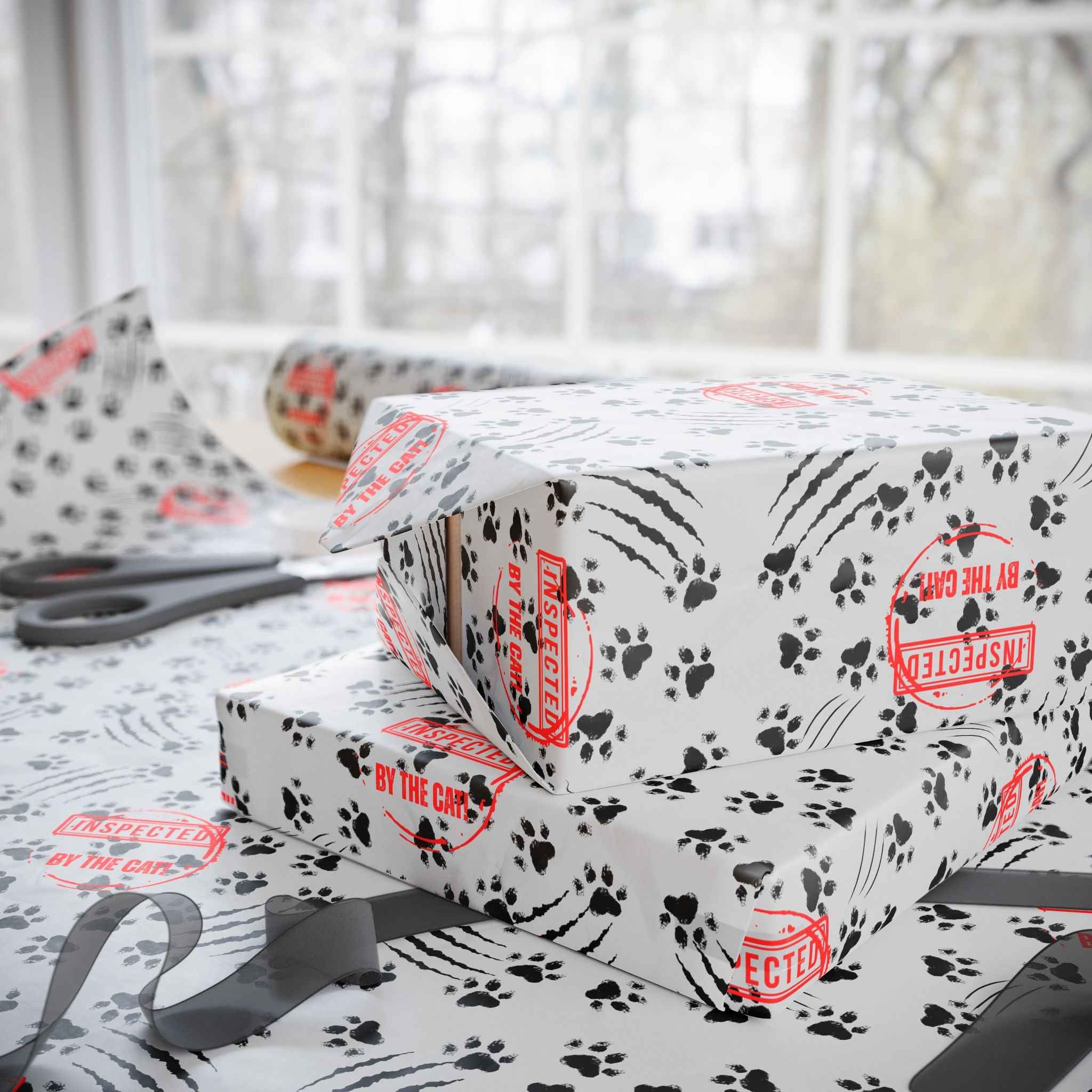 This Gift Was Inspected by a Cat – All-Purpose Gift Wrap