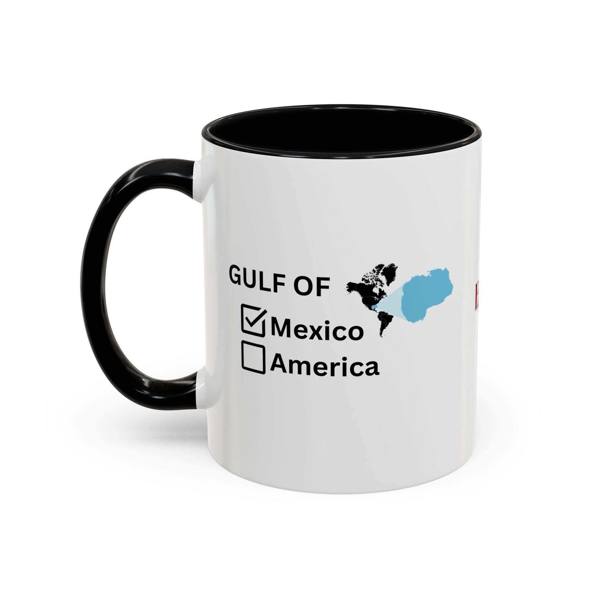 Gulf of Mexico Checkbox Accent Coffee Mug