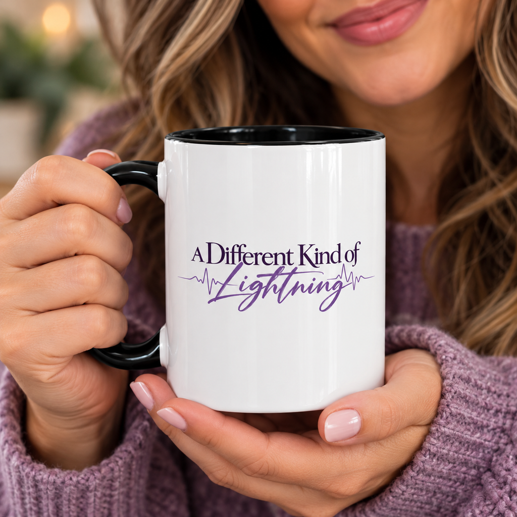 A Different Kind of Lightning | Epilepsy Awareness Two-Tone Coffee Mug (11oz/15oz)