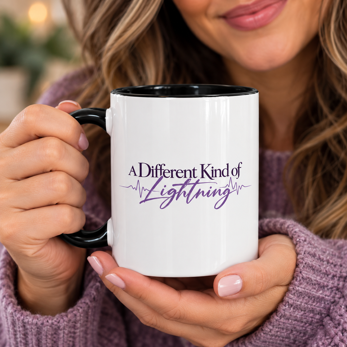 A Different Kind of Lightning | Epilepsy Awareness Two-Tone Coffee Mug (11oz/15oz)