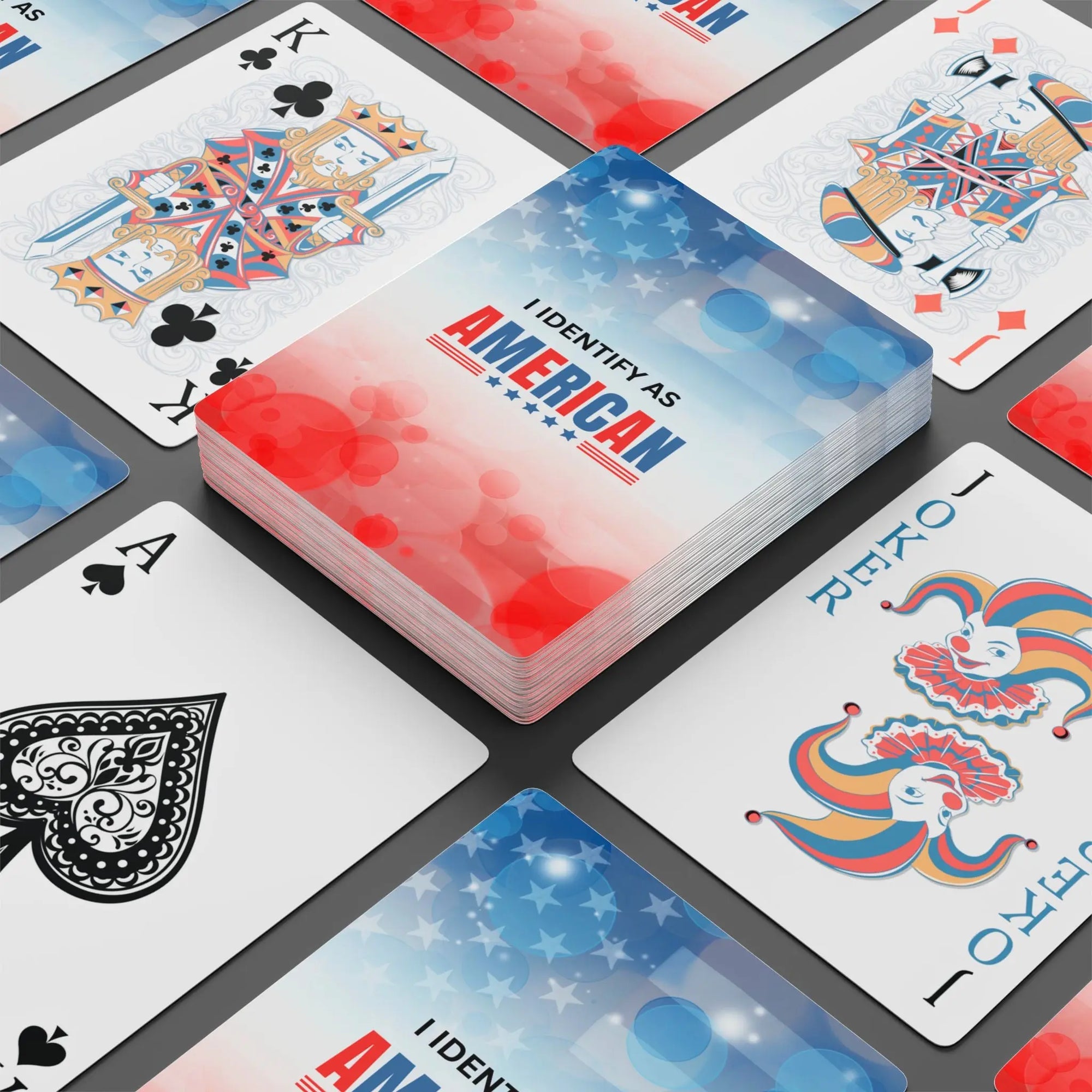 American Pride Poker Playing Cards Printify