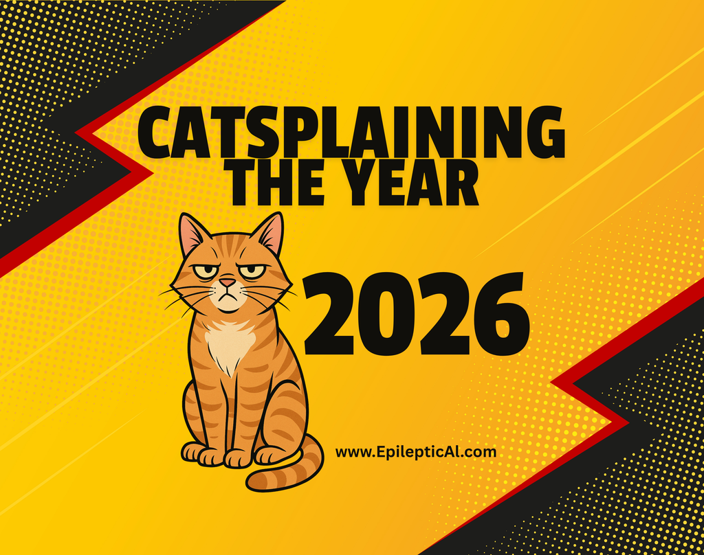Catsplaining the Year – 2026 Funny Cat Calendar | EpilepticAL