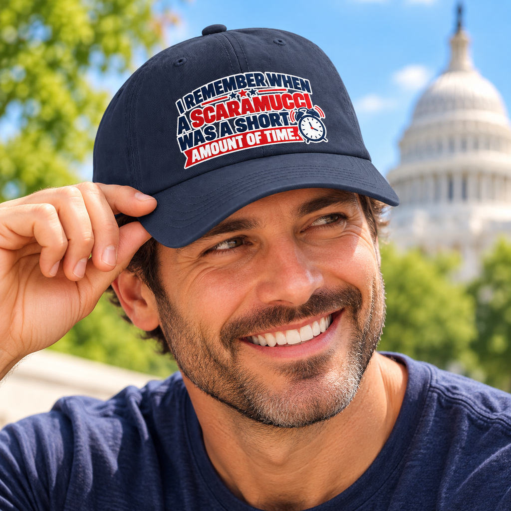 I Remember When a Scaramucci Was a Short Amount of Time | Political Humor Dad Hat