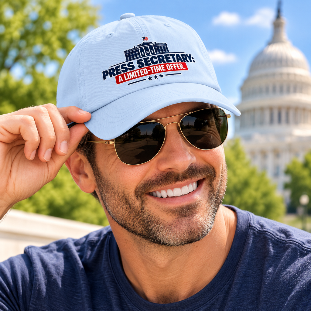 Press Secretary: A Limited-Time Offer | Funny Political Humor Dad Hat