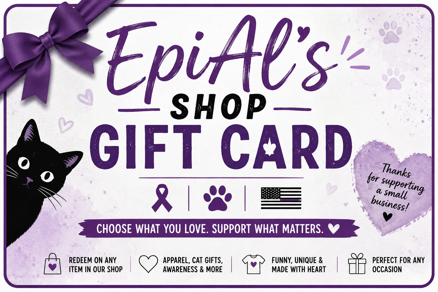 EpiAl’s Shop Gift Card
