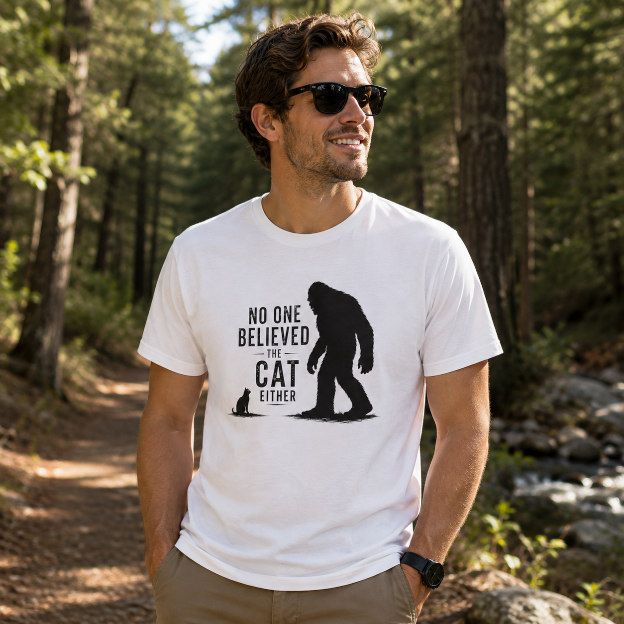 No One Believed the Cat Either T-Shirt