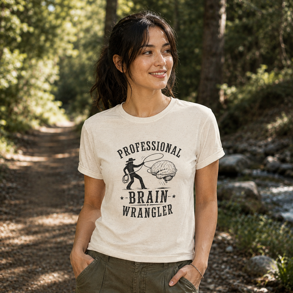 Professional Brain Wrangler Epilepsy Awareness T-Shirt
