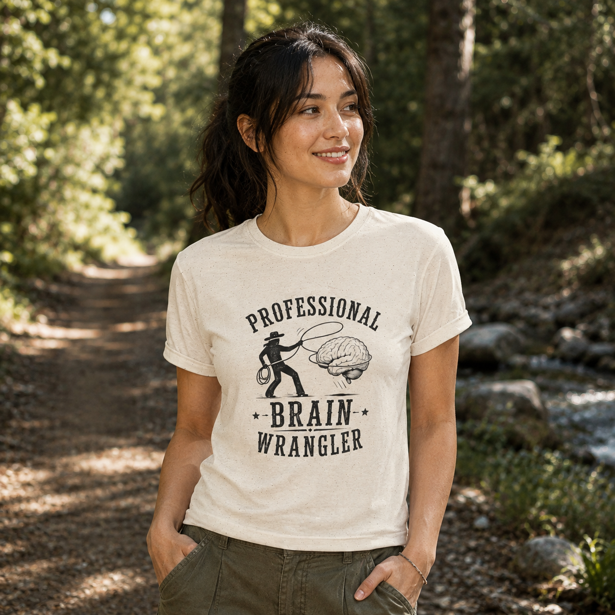 Professional Brain Wrangler Epilepsy Awareness T-Shirt