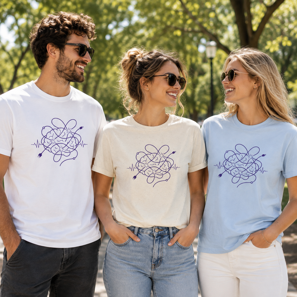 Tangled Brain Epilepsy Awareness T-Shirt