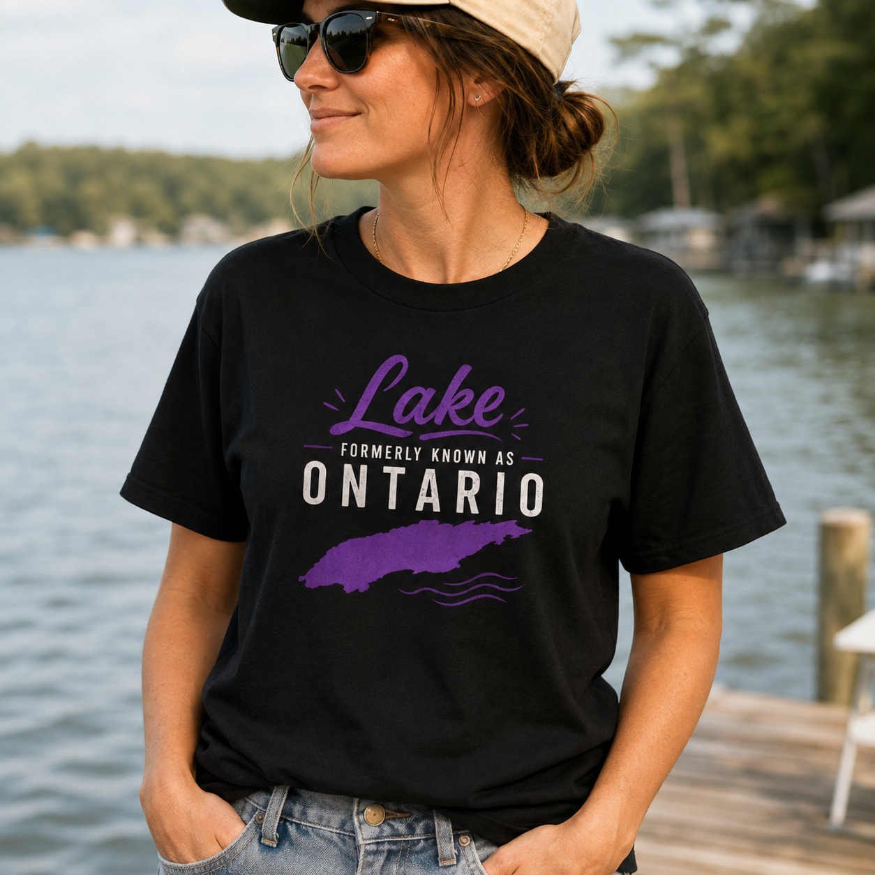 Lake Formerly Known as Ontario Garment-Dyed T-Shirt