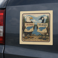 Lake America vs. Lake Ontario Car Magnet | Eagle and Goose Humor