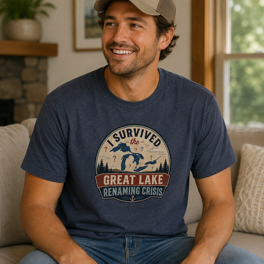 I Survived the Great Lake Renaming Crisis T-Shirt | Lake Ontario vs. Lake America Tee