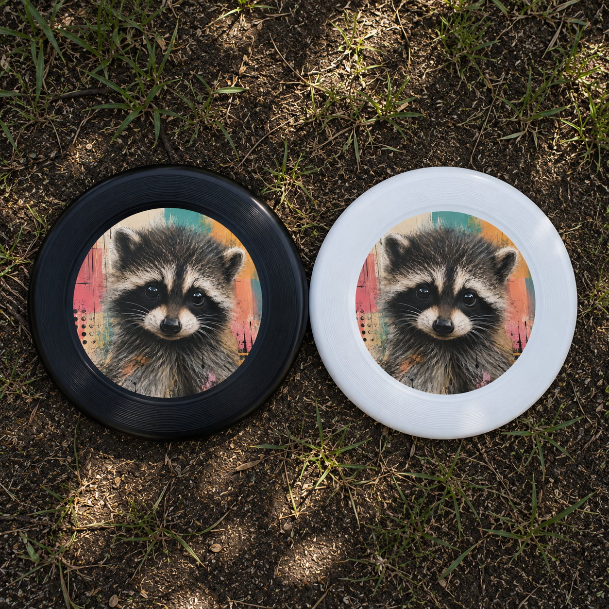 Jimothy Raccoon Flying Disc: Colorful Outdoor Frisbee