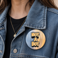 Not a Bot 3" Pinback Button