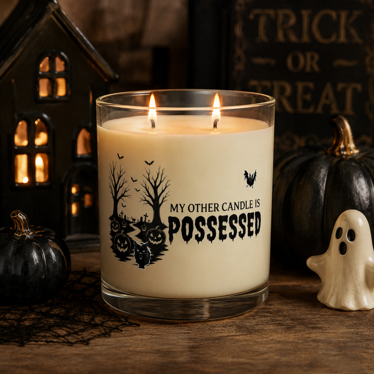 My Other Candle Is Possessed Halloween Soy Candle, 11oz