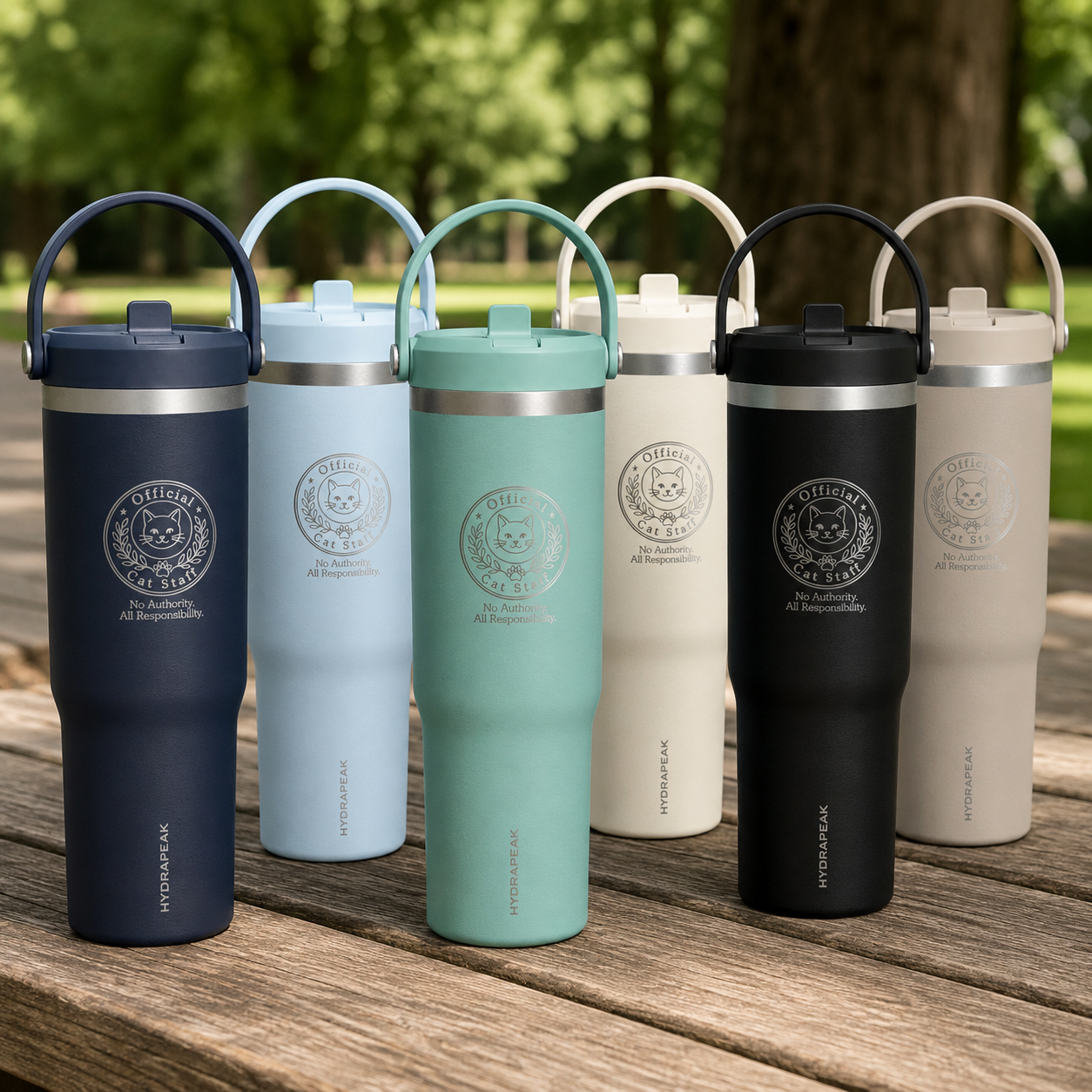 Official Cat Staff Engraved 32 oz Insulated Tumbler
