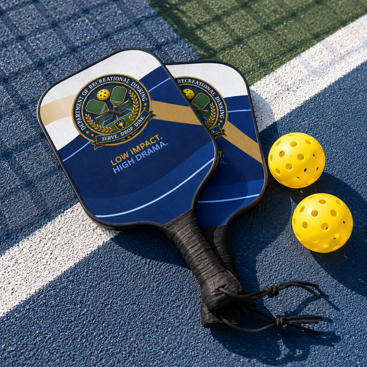 Low Impact, High Drama Pickleball Paddle Set