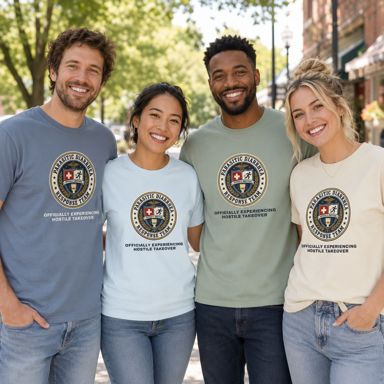 Parasitic Diarrhea Response Team T-Shirt