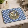 Department of Kitchen Affairs Dish Drying Mat – Blue Plaid Kitchen Counter Mat