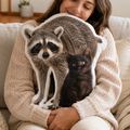 Jimothy & Kitten Shaped Plush Pillow