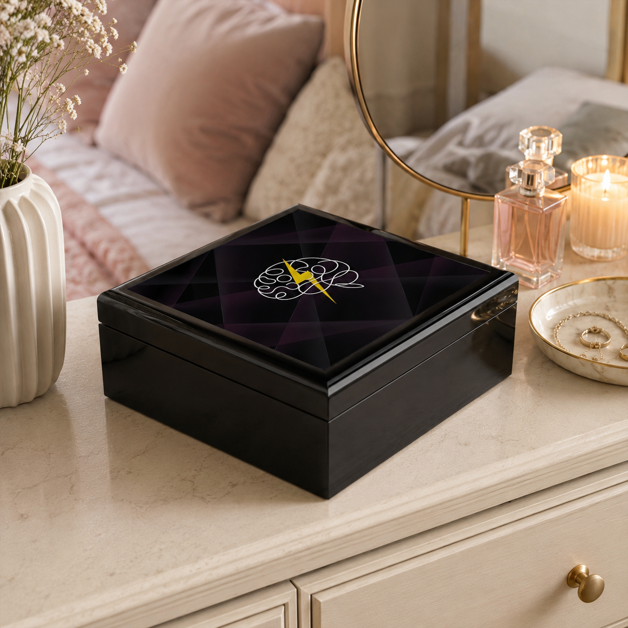 Electric Mind Epilepsy Awareness Jewelry Box