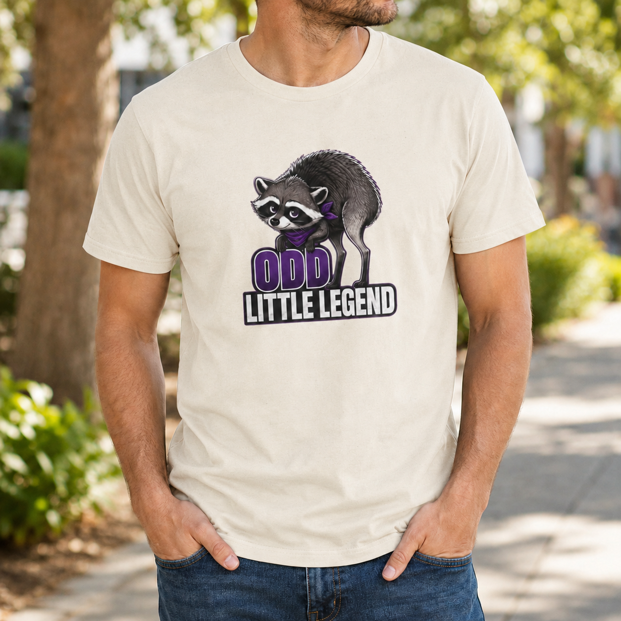 Odd Little Legend Jimothy Raccoon T-Shirt