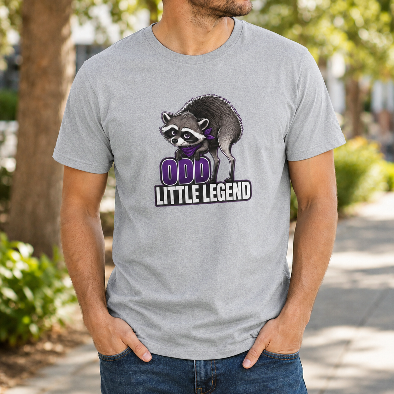 Odd Little Legend Jimothy Raccoon T-Shirt