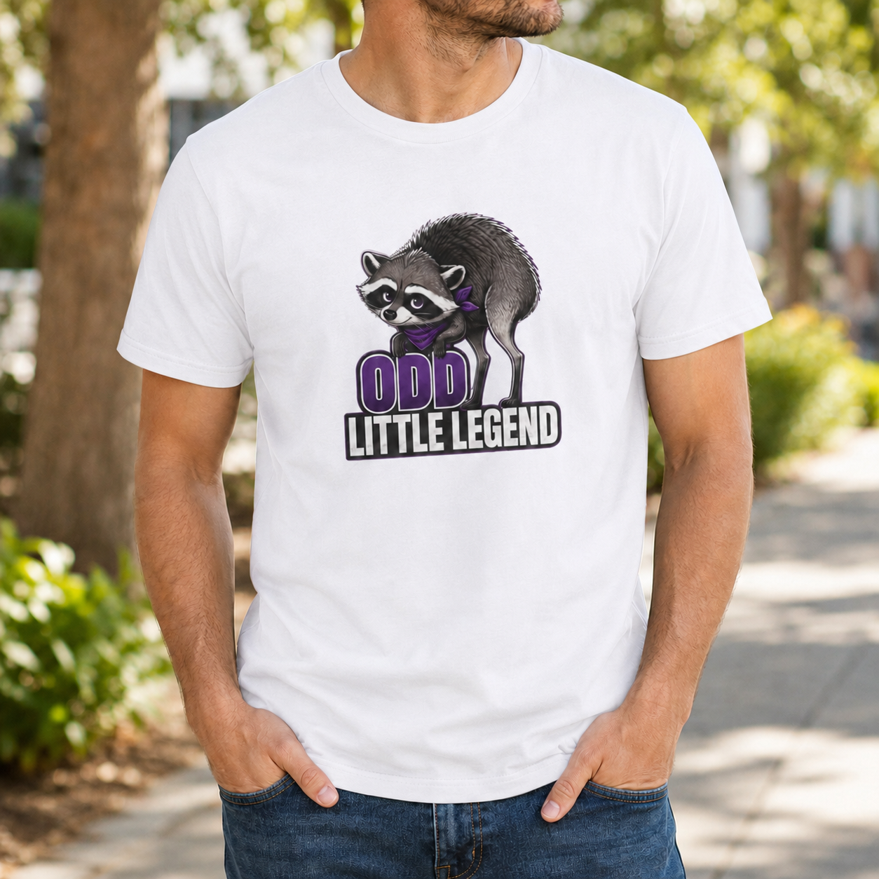 Odd Little Legend Jimothy Raccoon T-Shirt