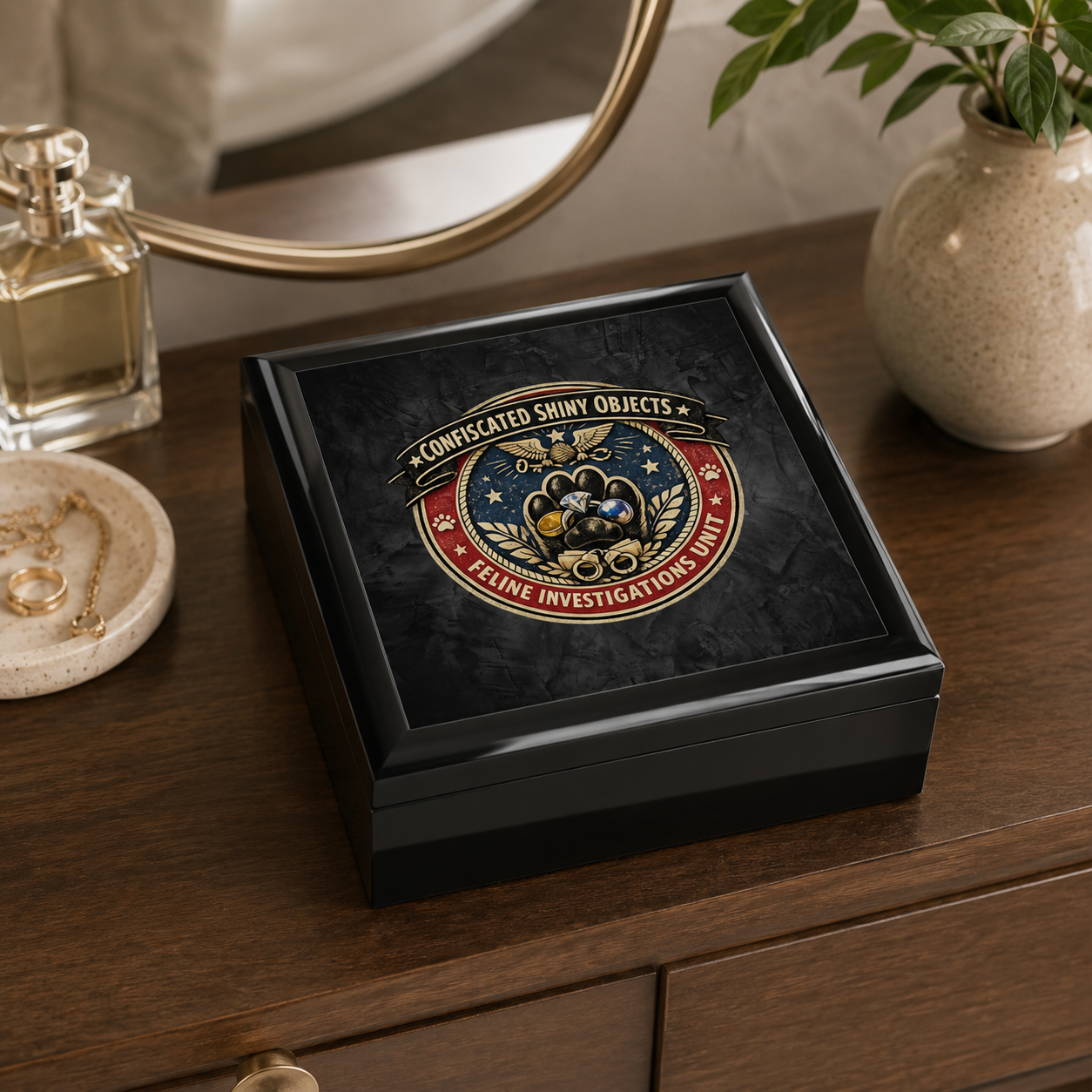 Confiscated Shiny Objects Jewelry Box
