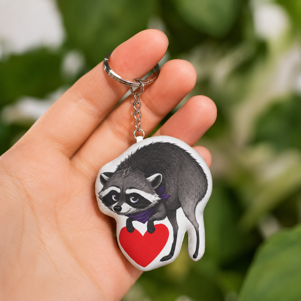 Jimothy Heart Mini Plush Keychain