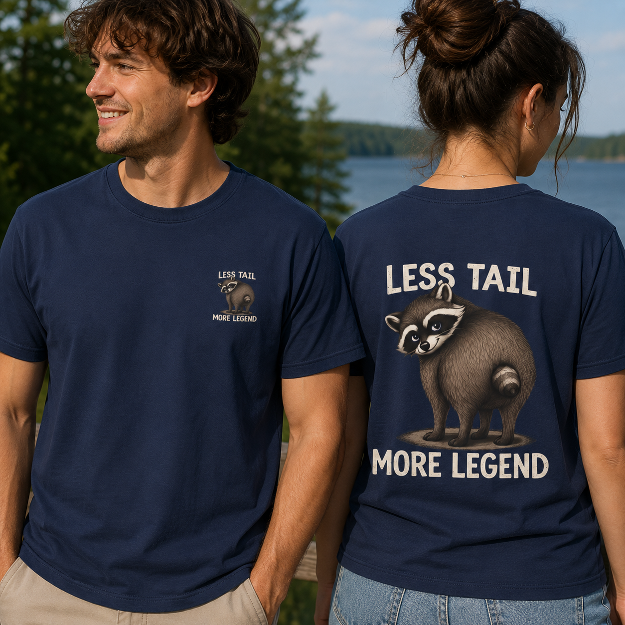 Less Tail, More Legend Jimothy Raccoon T-Shirt