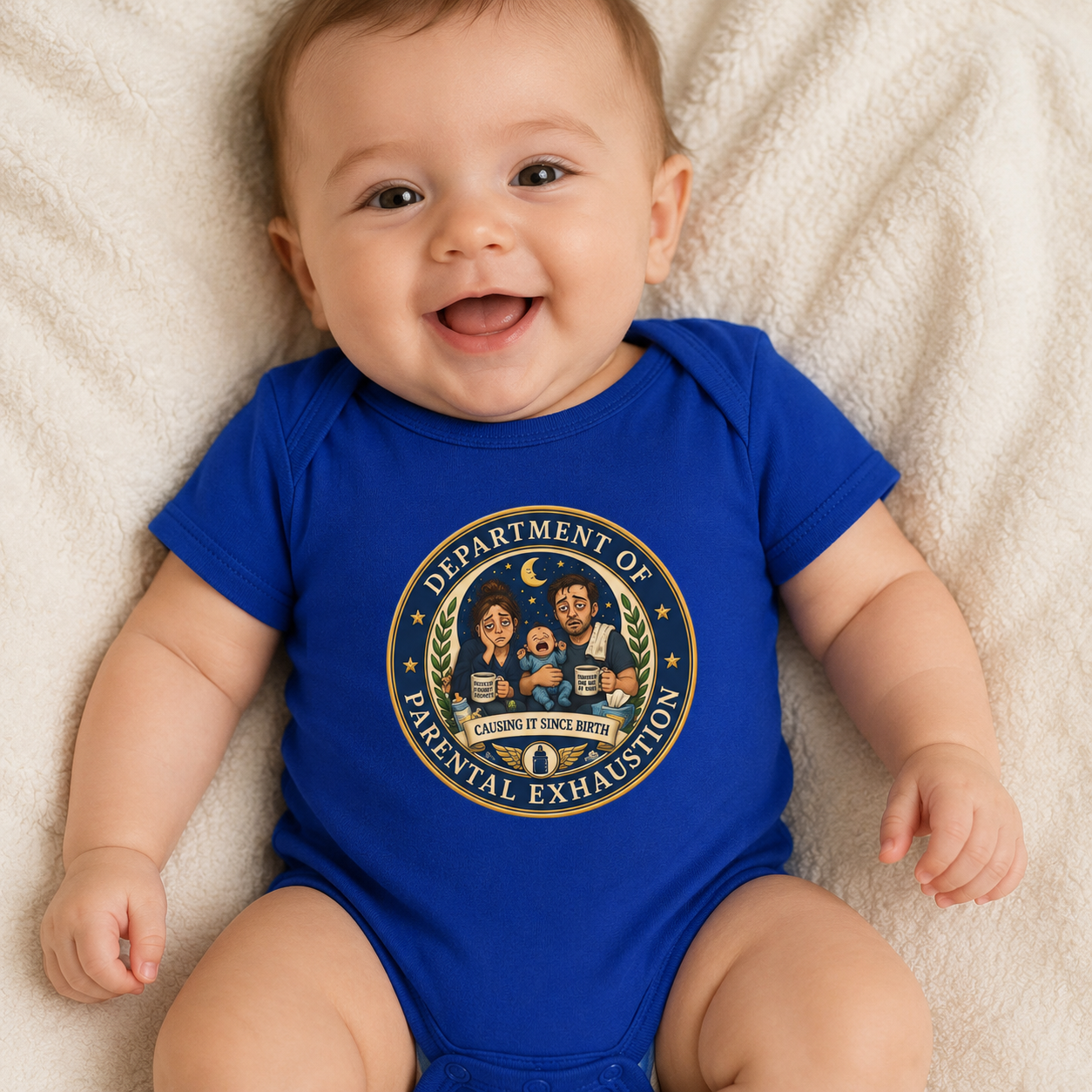 Department of Parental Exhaustion Infant Bodysuit | Baby Onesie