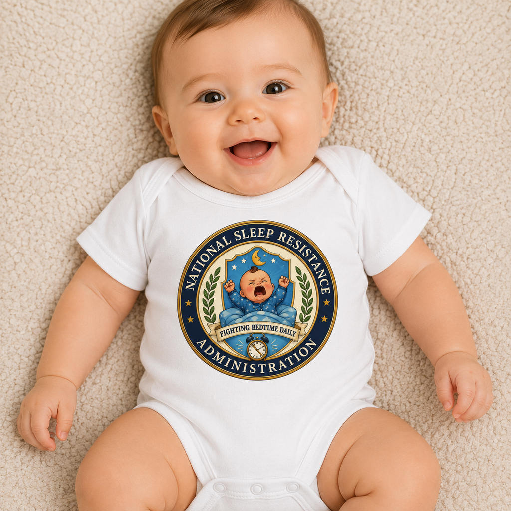 National Sleep Resistance Administration Infant Bodysuit | Baby Onesie