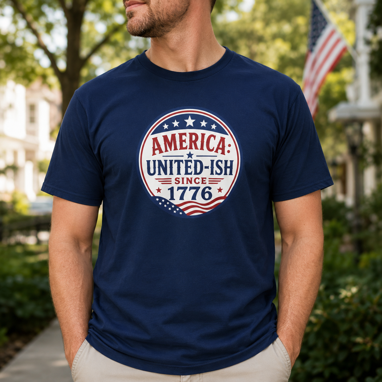America United-ish Since 1776 Patriotic USA T-Shirt | Americana Tee