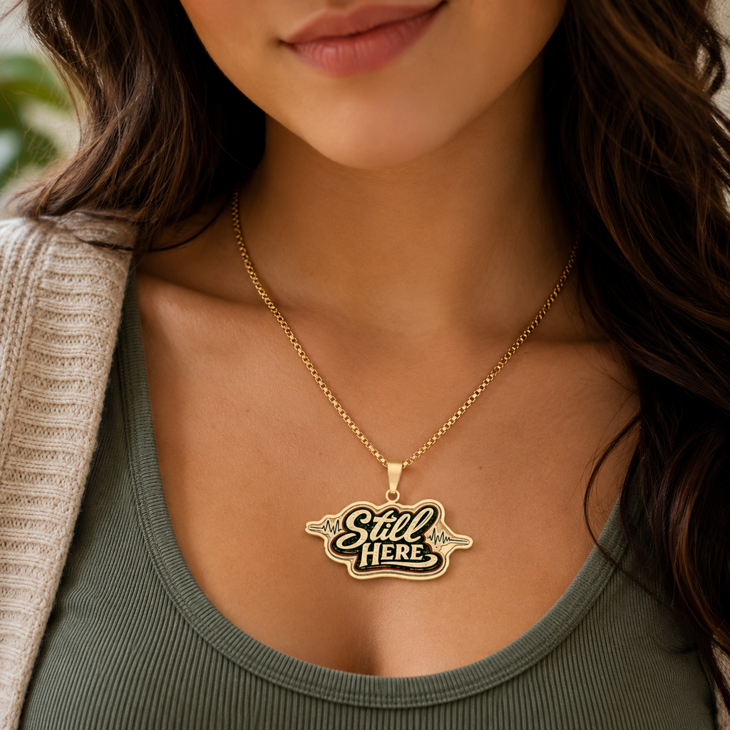 Still Here Epilepsy Awareness Necklace