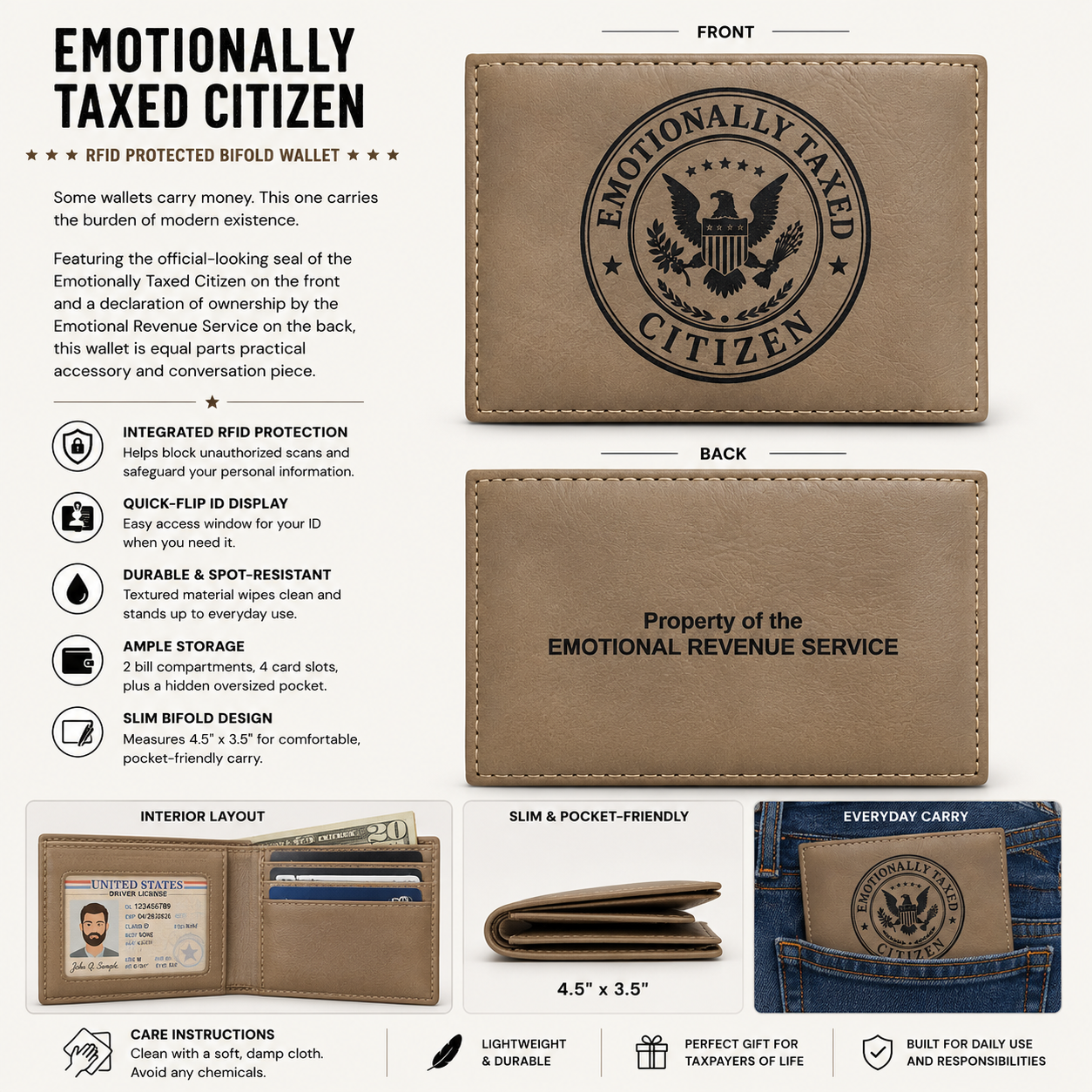 Emotionally Taxed Citizen Wallet