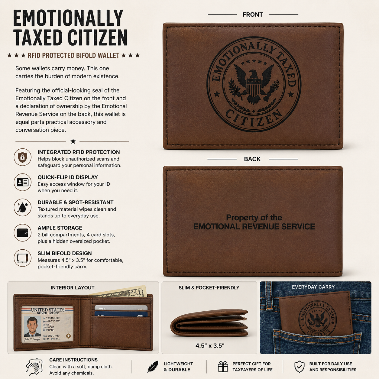 Emotionally Taxed Citizen Wallet