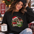 Merry, Bright, and Slightly Trashy Jimothy Raccoon Christmas Sweatshirt