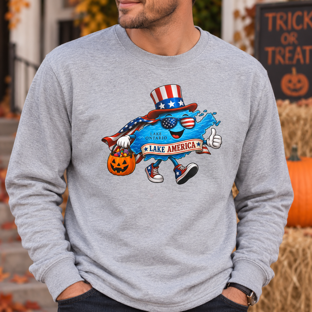 Lake Ontario Dressed as Lake America Halloween Unisex Long Sleeve Tee