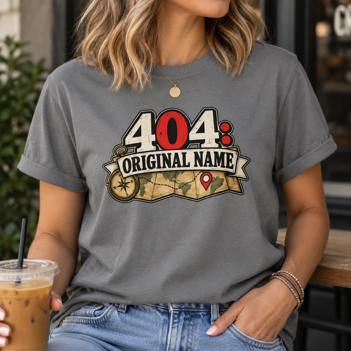 404: Original Name T-Shirt | Funny Geography Renaming Shirt