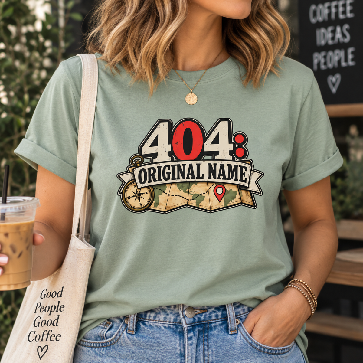404: Original Name T-Shirt | Funny Geography Renaming Shirt