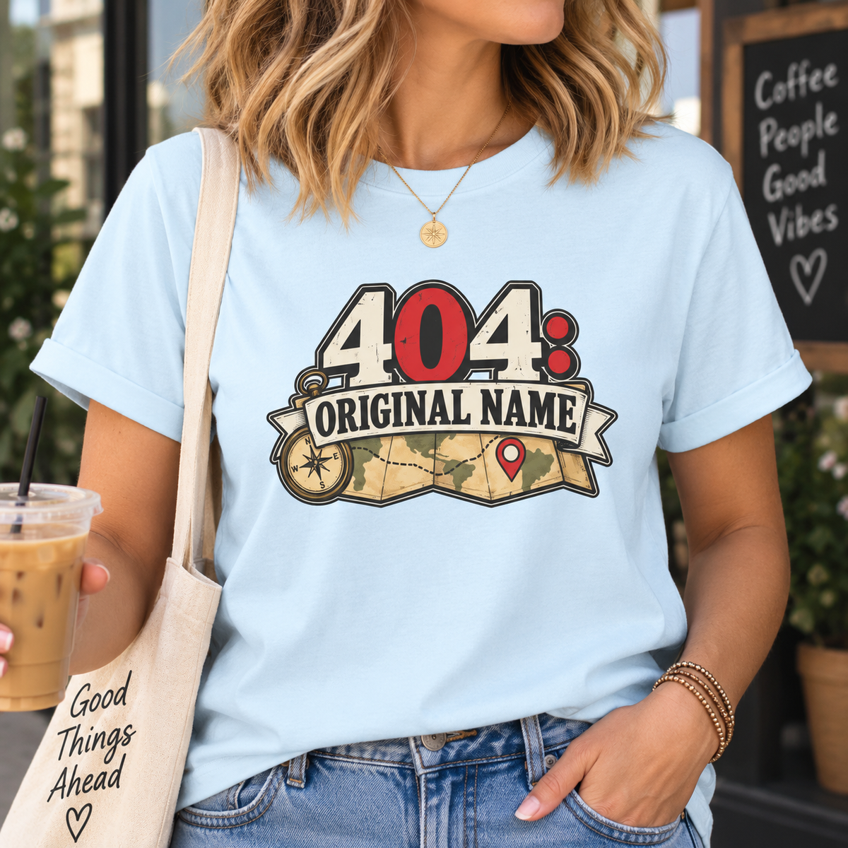 404: Original Name T-Shirt | Funny Geography Renaming Shirt